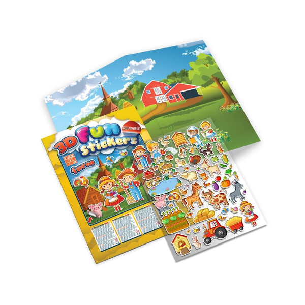 3D Oktató matricák