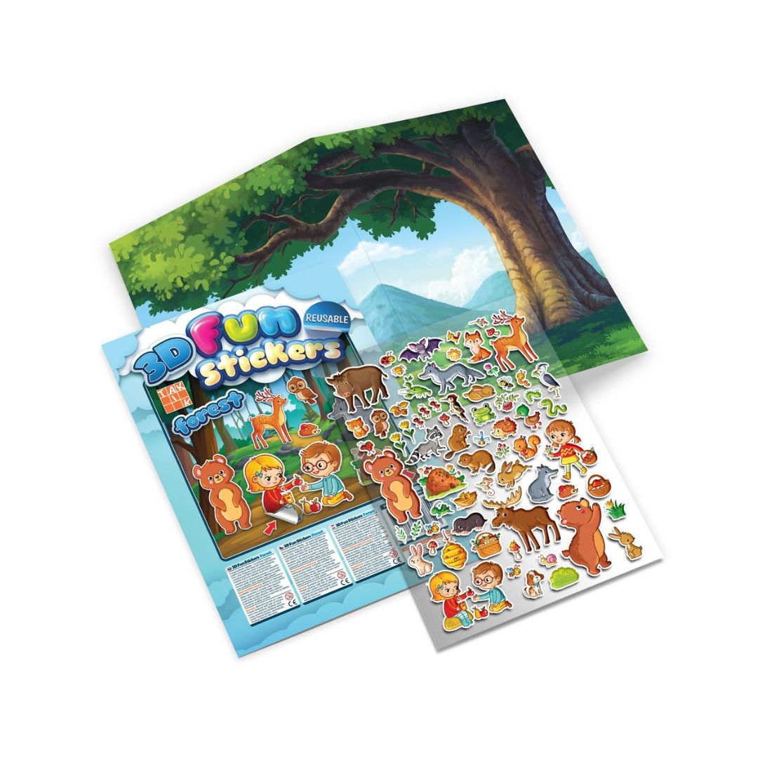 3D Oktató matricák