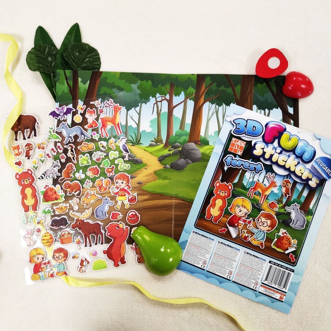 3D Oktató matricák