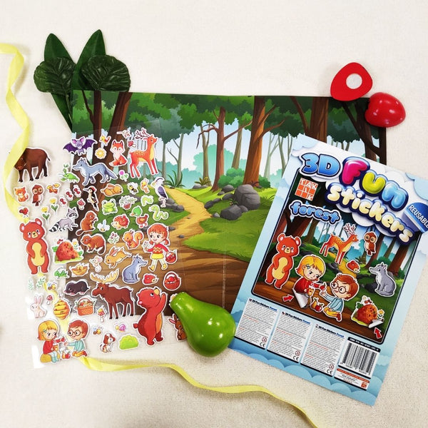 3D Oktató matricák