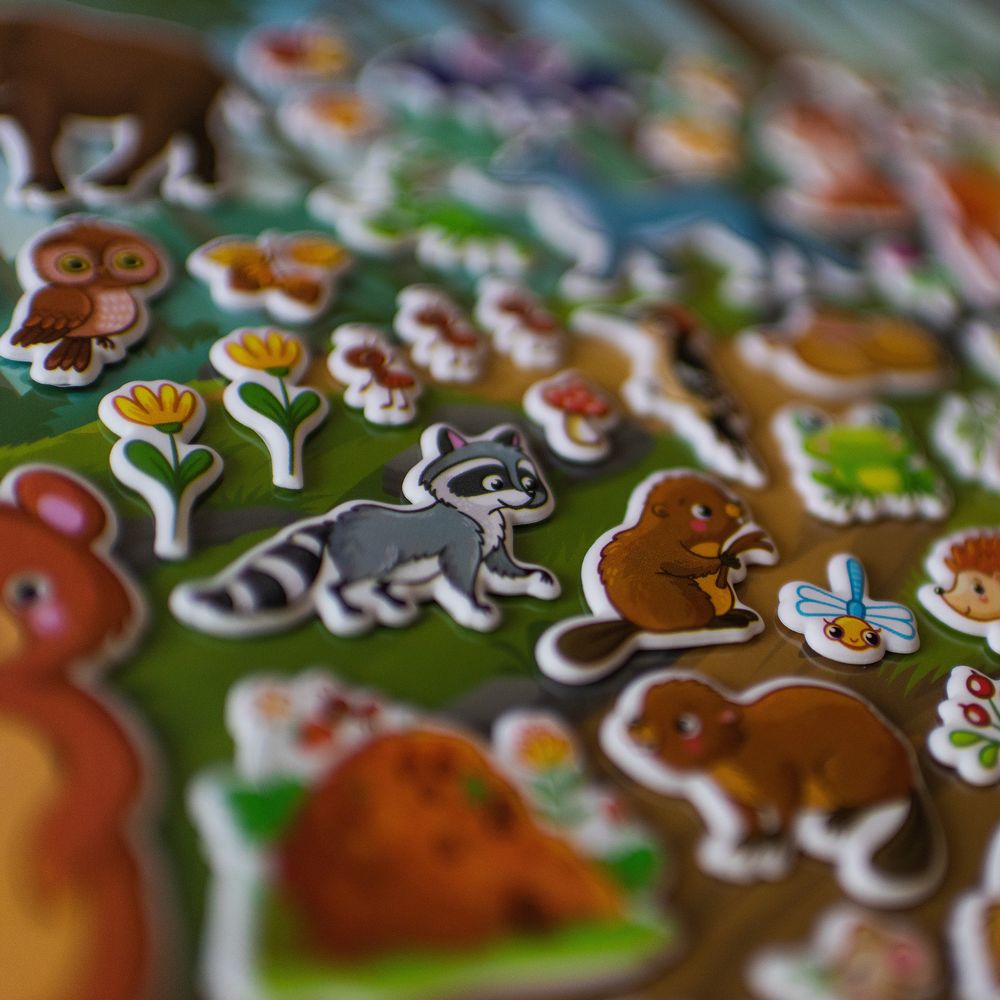 3D Oktató matricák