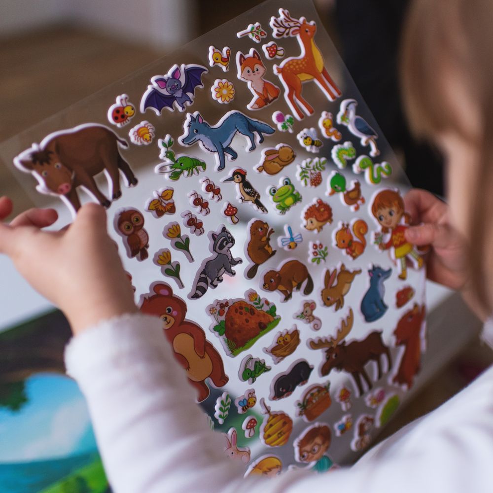 3D Oktató matricák