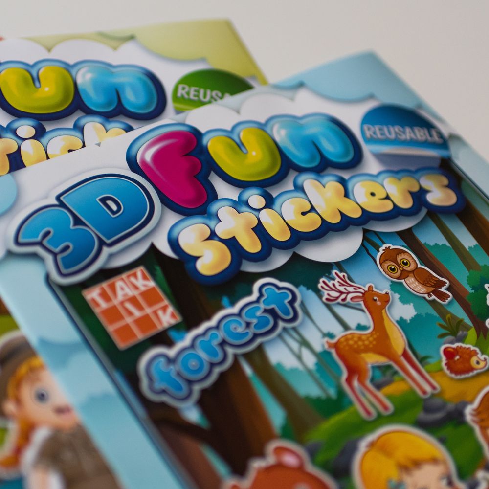 3D Oktató matricák