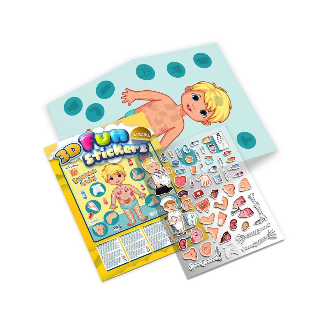 3D Oktató matricák