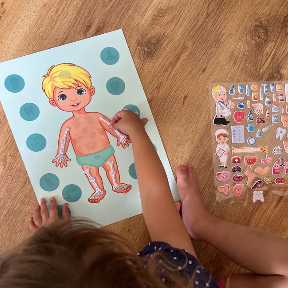 3D Oktató matricák