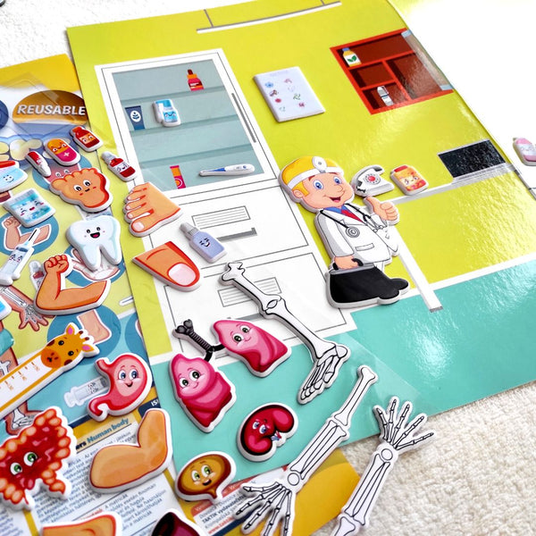 3D Oktató matricák