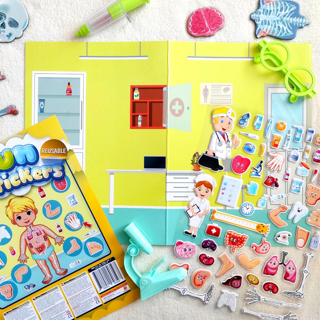 3D Oktató matricák