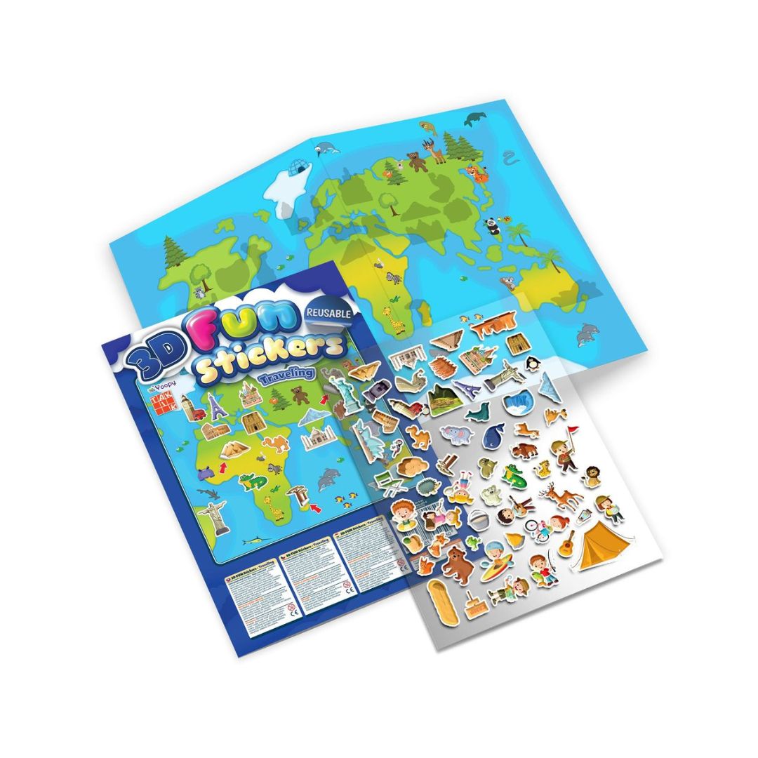 3D Oktató matricák