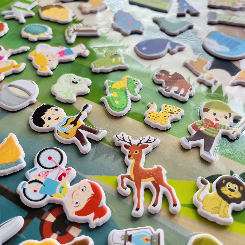 3D Oktató matricák