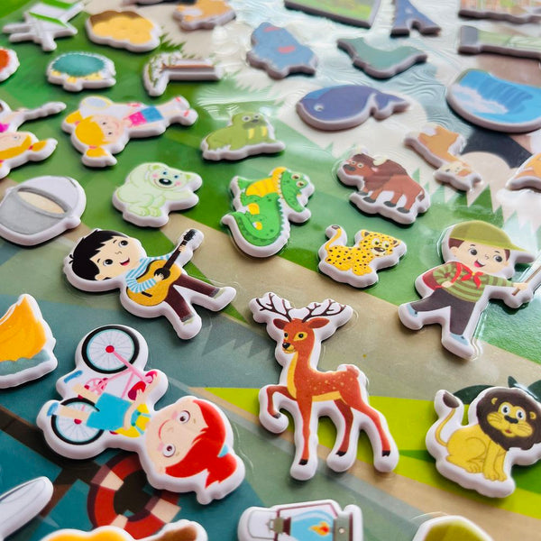 3D Oktató matricák