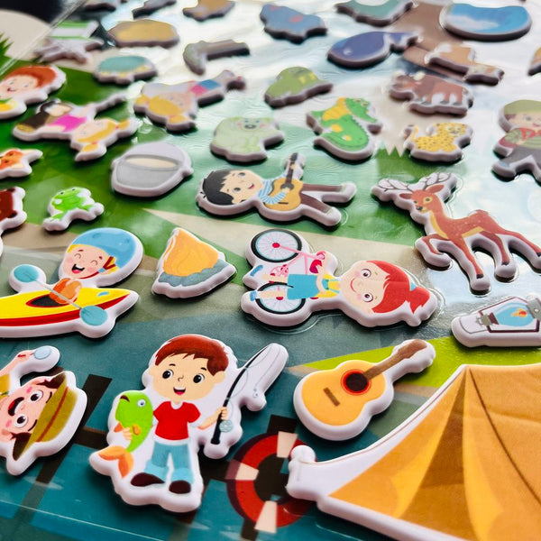 3D Oktató matricák