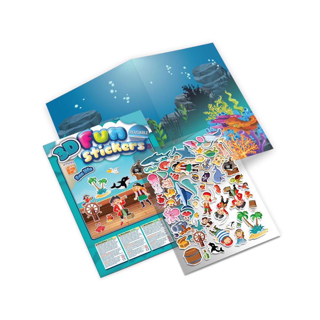 3D Oktató matricák