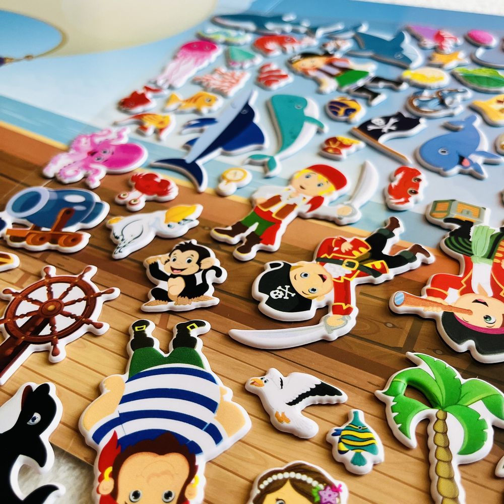 3D Oktató matricák