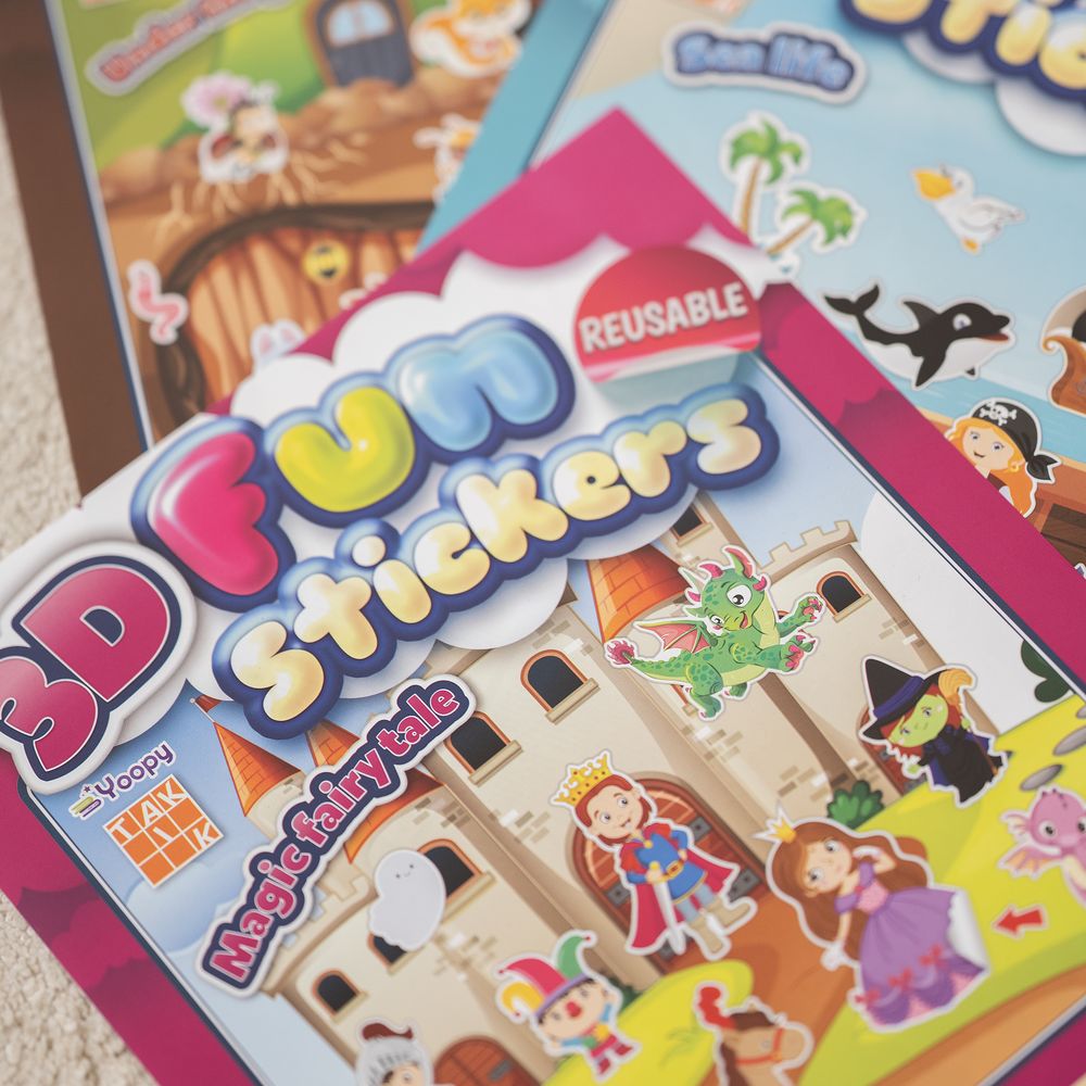 3D Oktató matricák