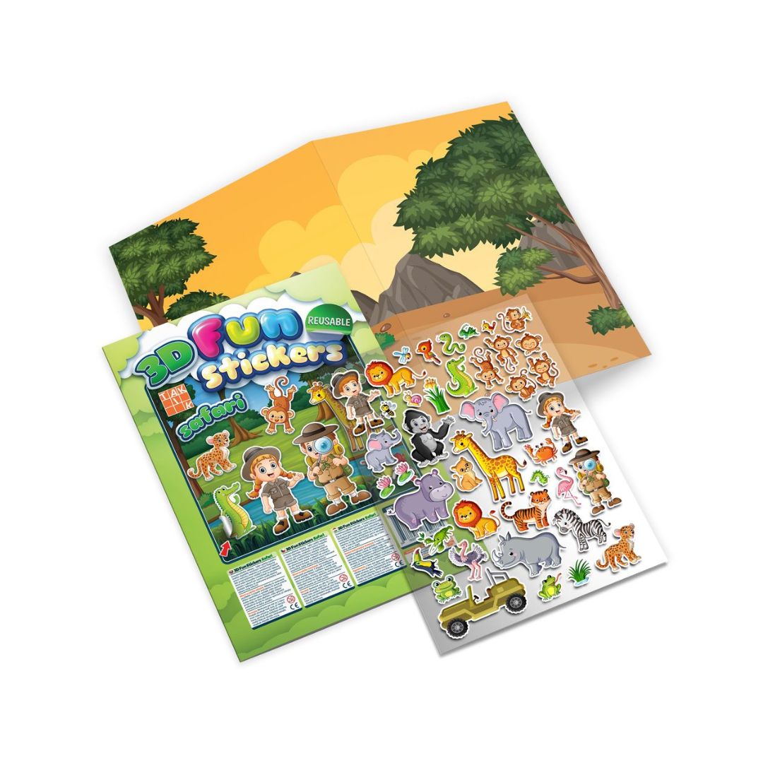 3D Oktató matricák