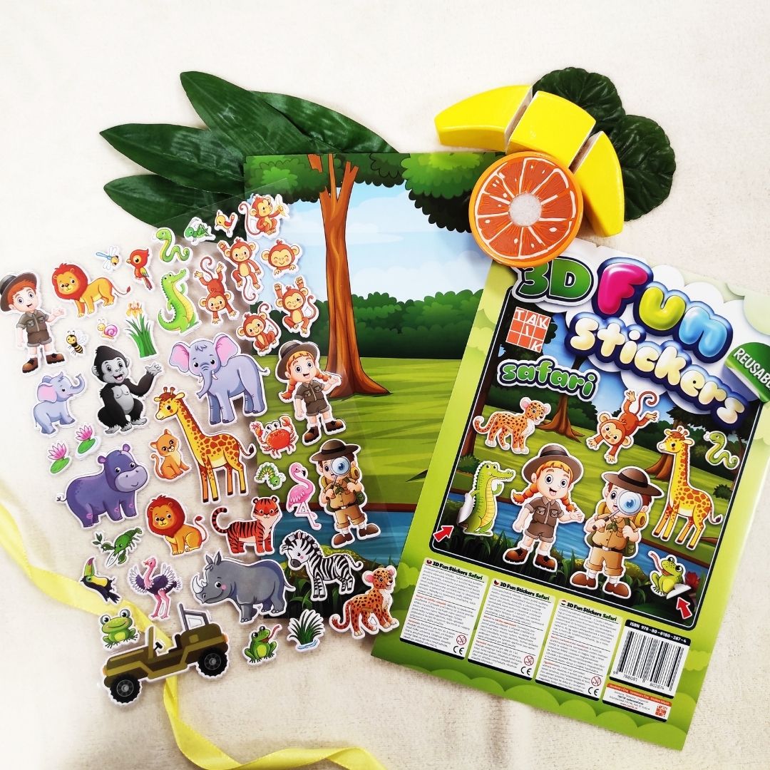 3D Oktató matricák