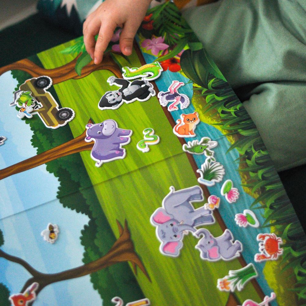 3D Oktató matricák