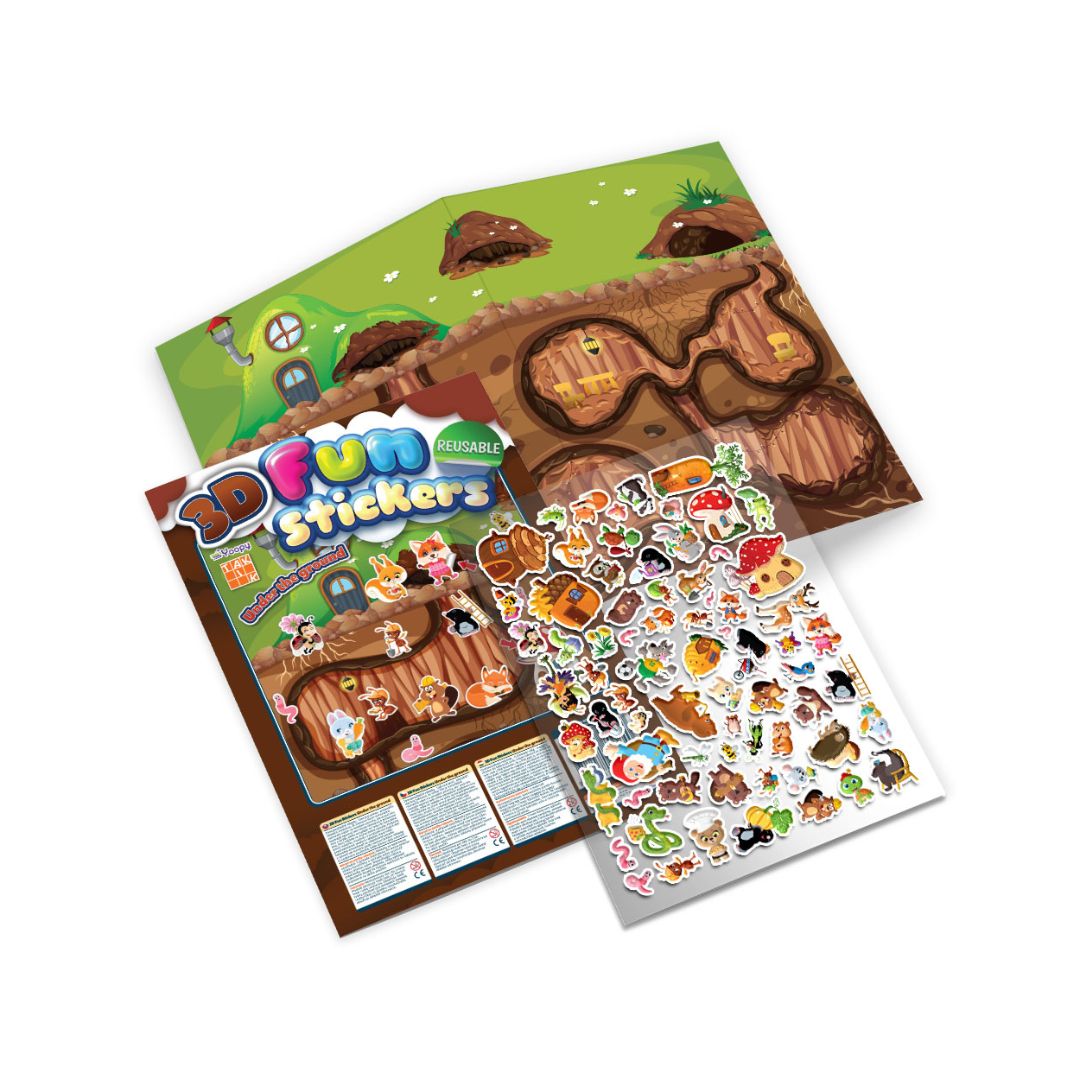 3D Oktató matricák