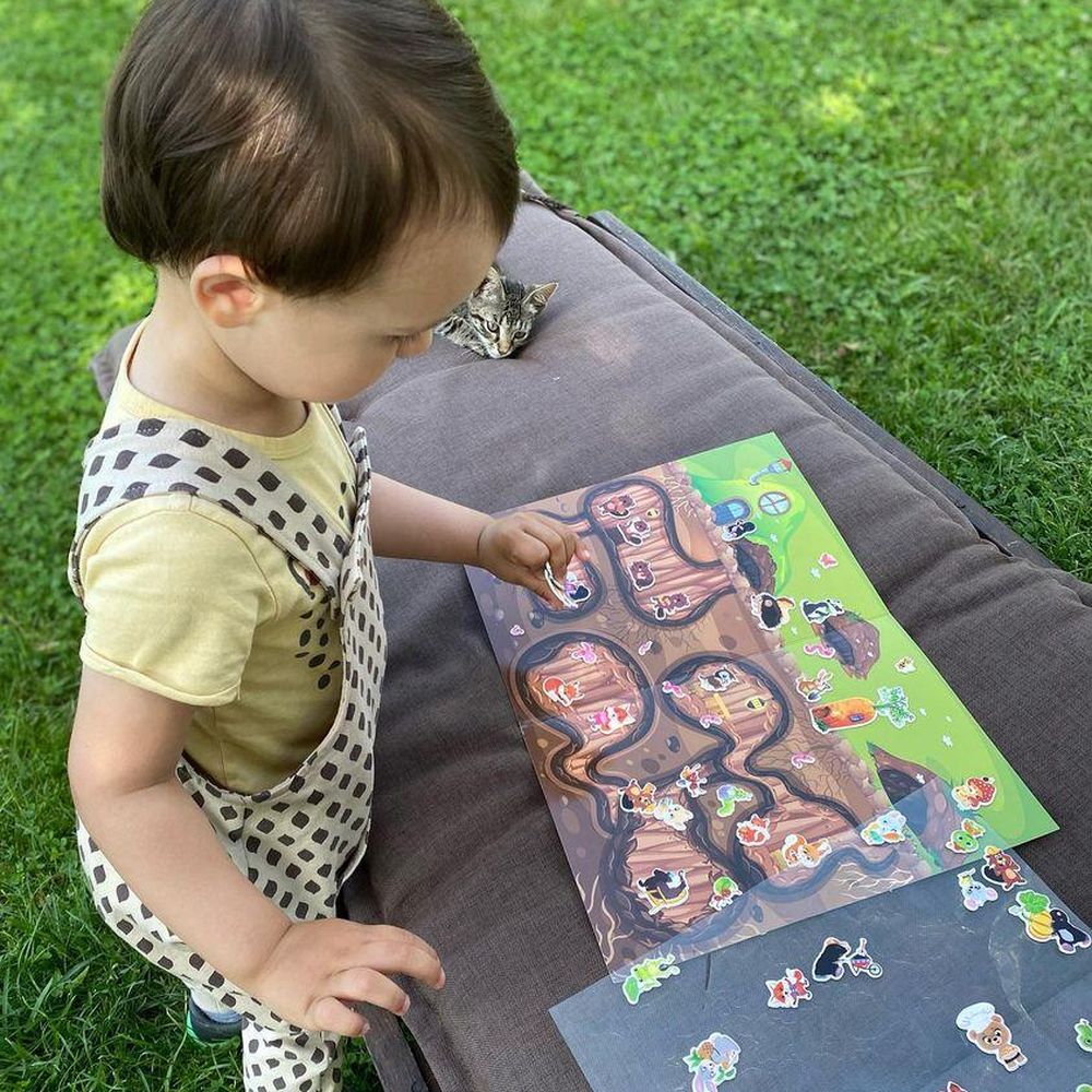 3D Oktató matricák