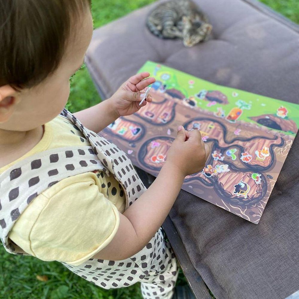 3D Oktató matricák