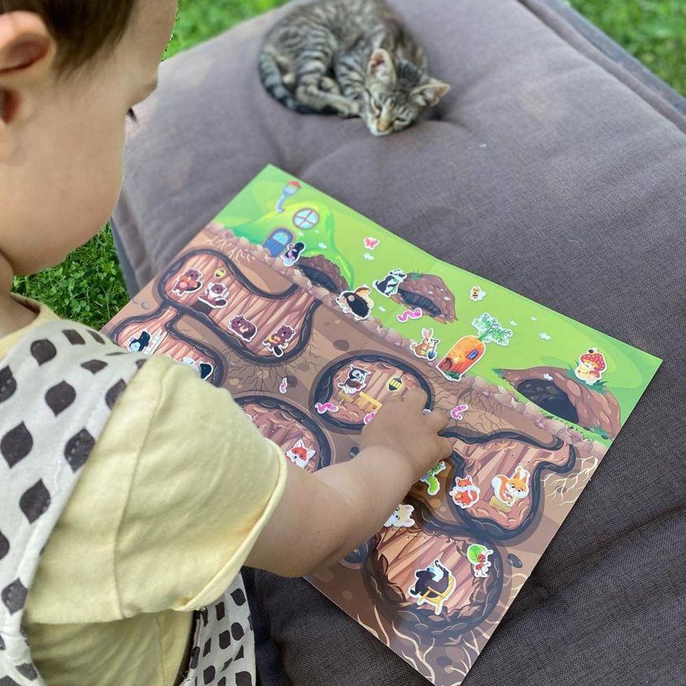 3D Oktató matricák