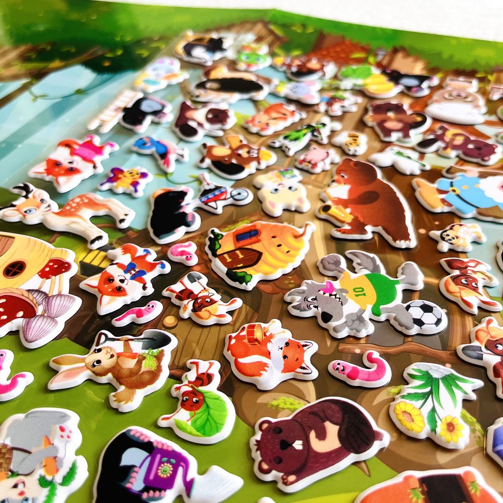 3D Oktató matricák