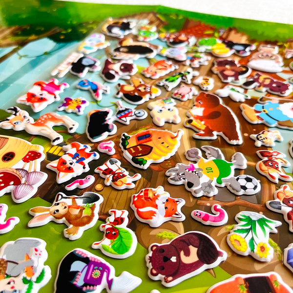 3D Oktató matricák