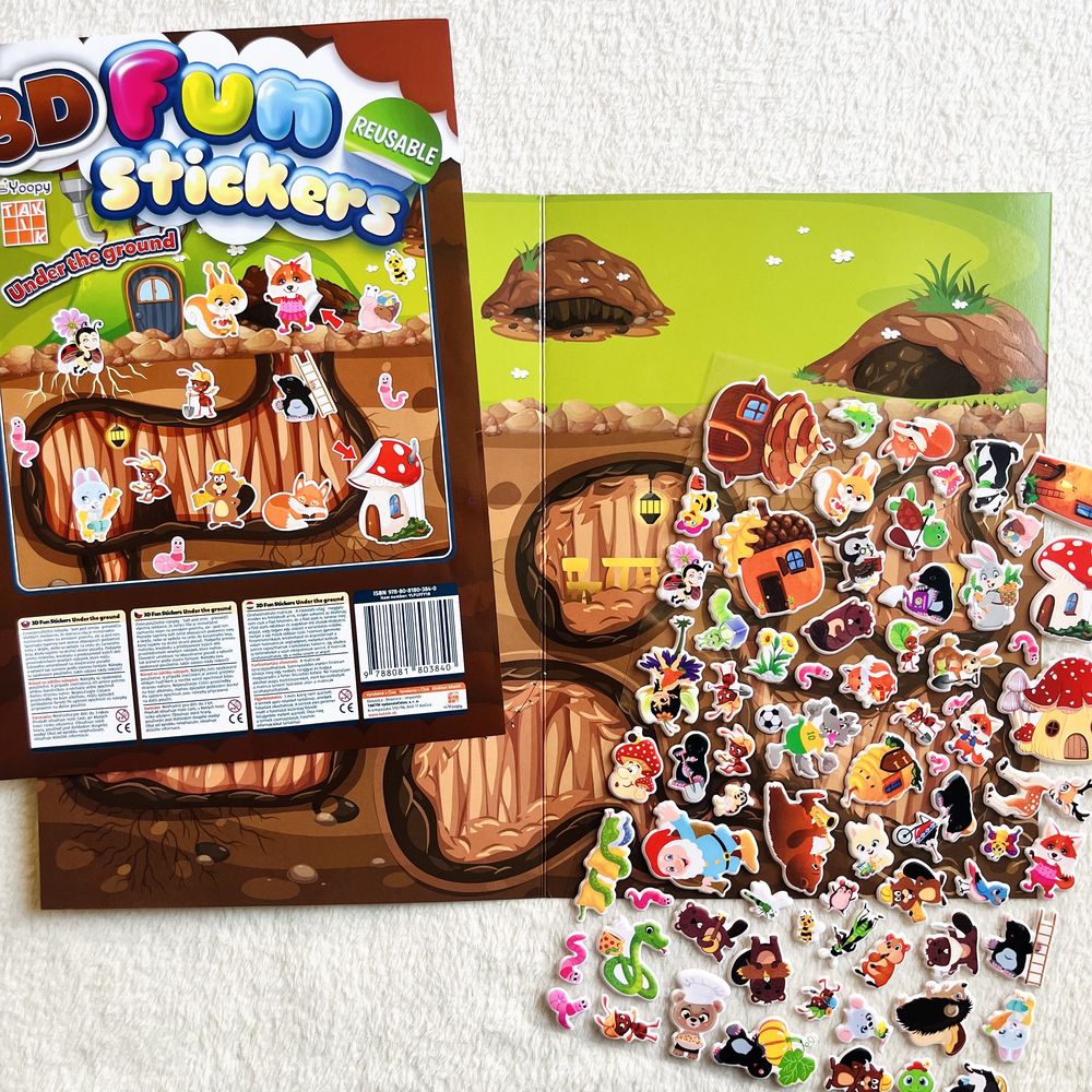 3D Oktató matricák