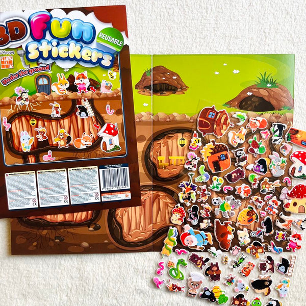 3D Oktató matricák