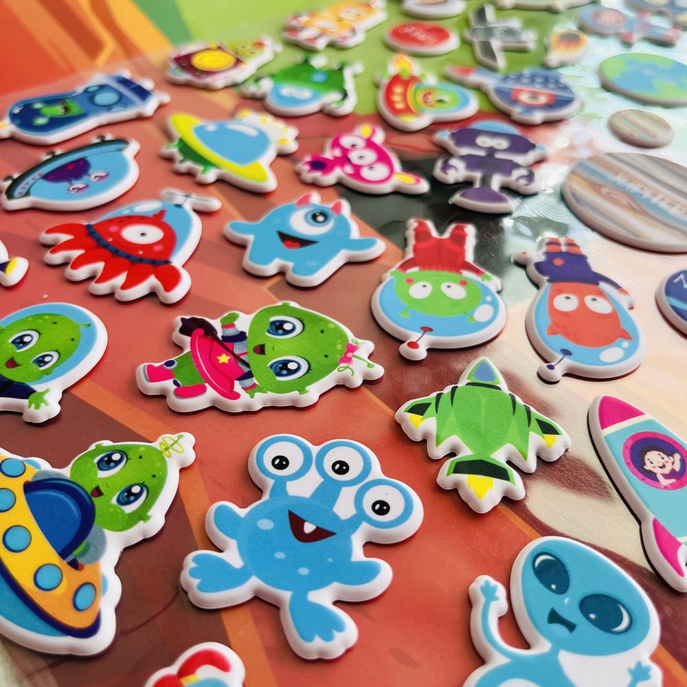 3D Oktató matricák