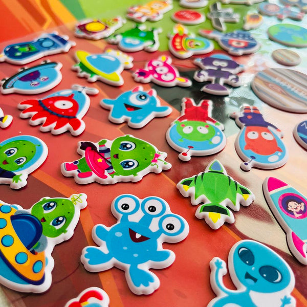 3D Oktató matricák