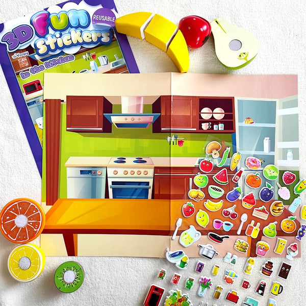 3D Oktató matricák