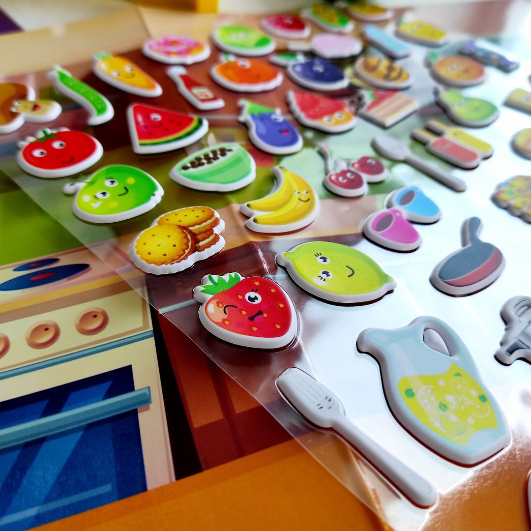 3D Oktató matricák