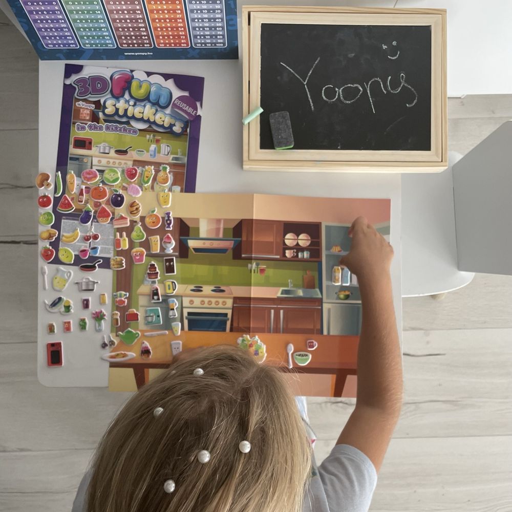 3D Oktató matricák