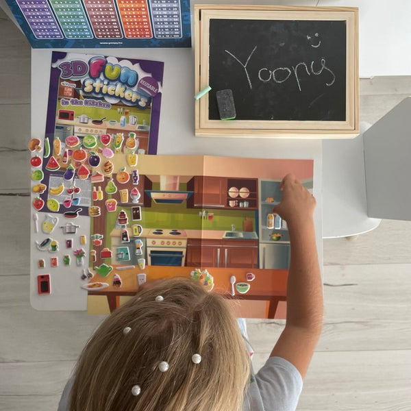 3D Oktató matricák