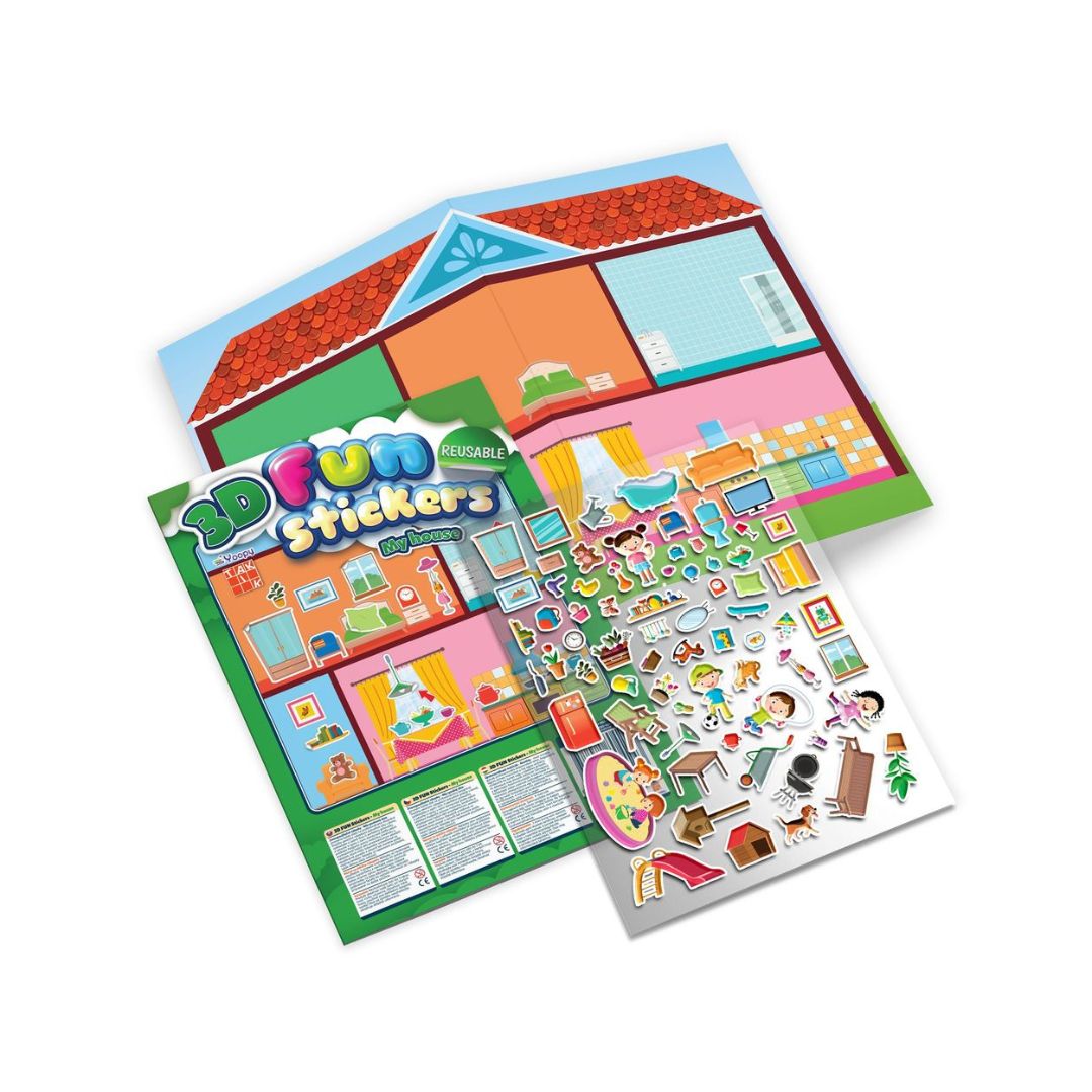 3D Oktató matricák