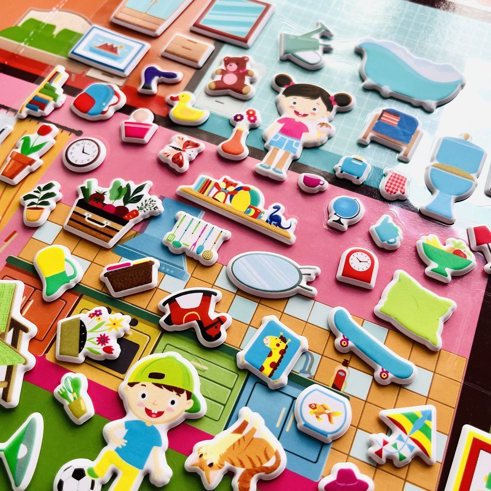 3D Oktató matricák