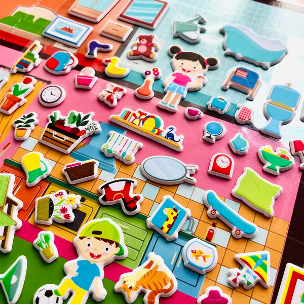 3D Oktató matricák