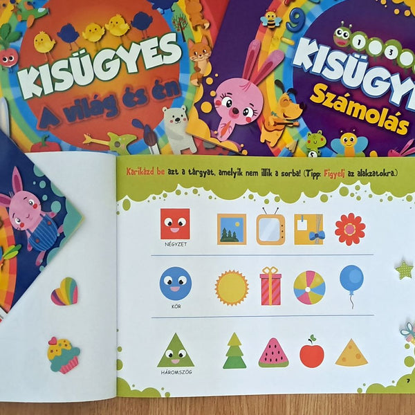 Kisügyes foglalkoztató füzet csomag