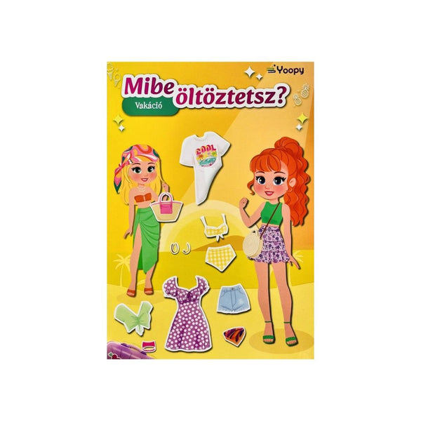 Mibe öltöztetsz? - matricás foglalkoztató