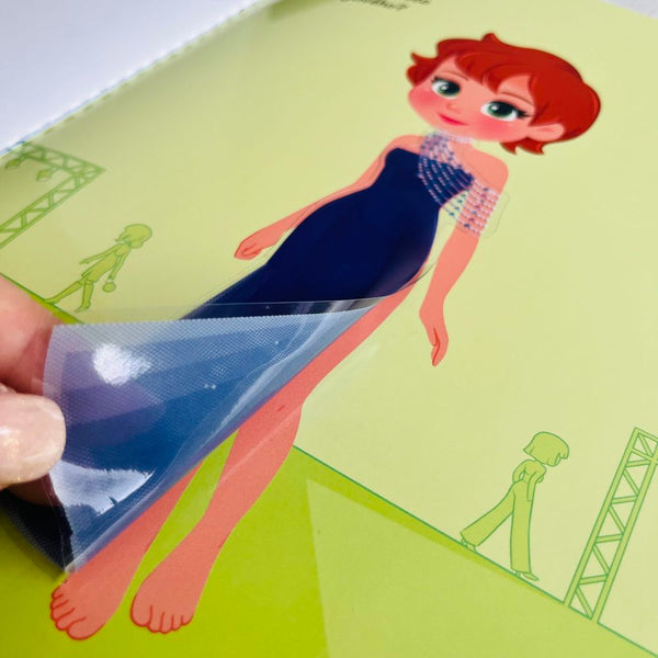 Mibe öltöztetsz? - matricás foglalkoztató