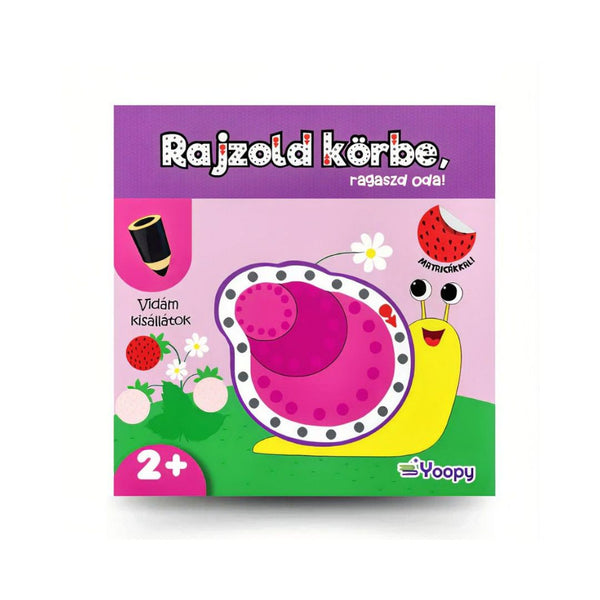 Rajzold körbe, ragaszd oda! - matricás foglalkoztató