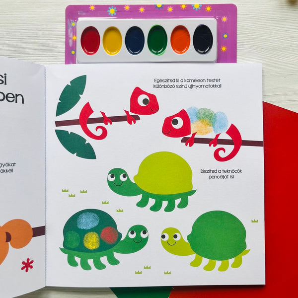 Színes ujjlenyomatok (ujjfestés)