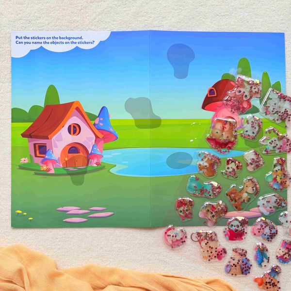 Csillogó 3D matricák