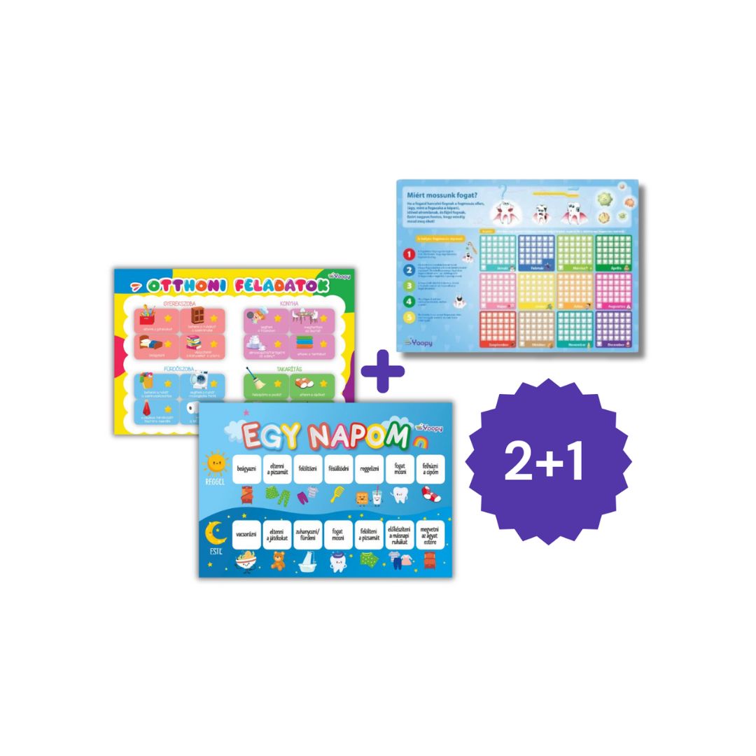 Napi rutin: 2+1 tervező csomag