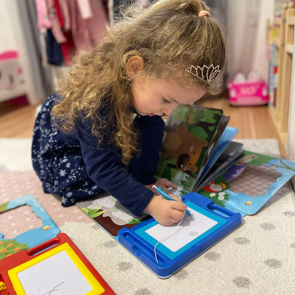 Mágneses rajztábla - Rajzolj lépésről lépésre