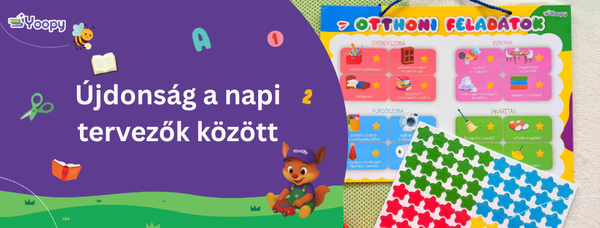 Újdonság a napi tervezők között – “Otthoni feladatok” mágnestábla!