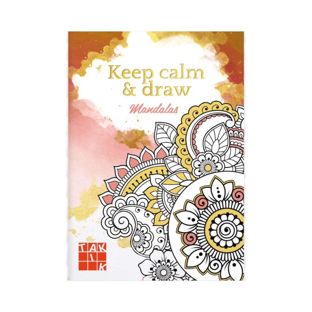 Keep calm & draw kreatív mandala színezők