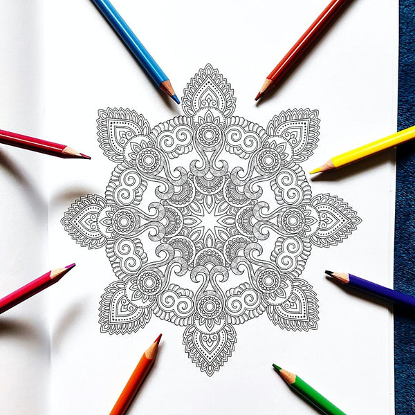 Keep calm & draw kreatív mandala színezők