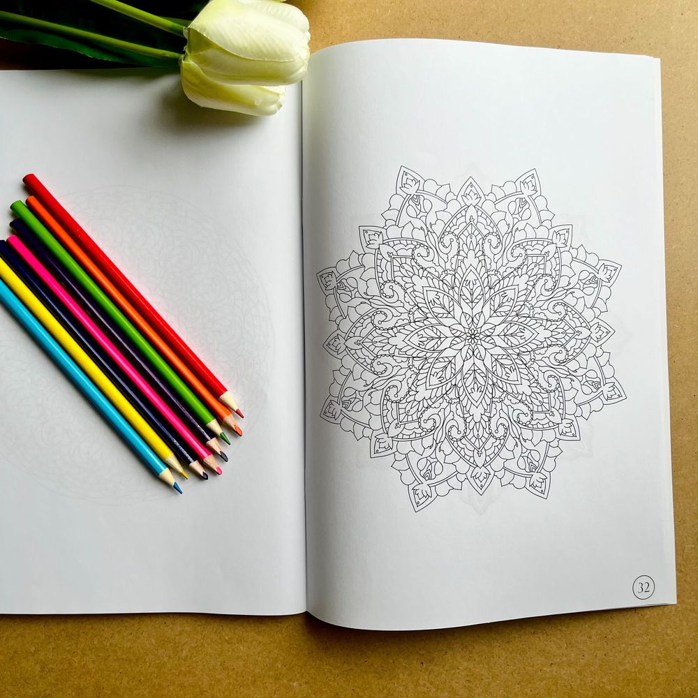 Keep calm & draw kreatív mandala színezők